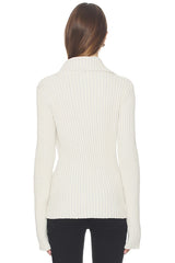 Rib Zip Knit