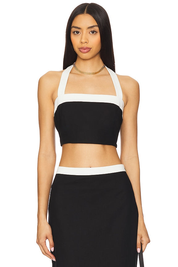 Brea Crop Halter Top