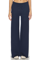 Merritt Drawstring Striped Wide Leg Pant