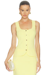 Maria Button Front Corset Top