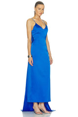 Fitted Sheath Dress With Removable Train
