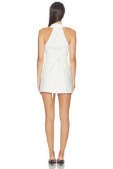 Evie Button Front Mini Dress