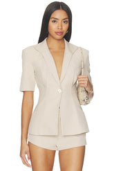 x Blake Evin Landry Short Sleeve Blazer