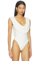 x Blake Evin Rian Drape Bodysuit