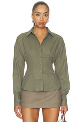 Jeyne Button Up Top