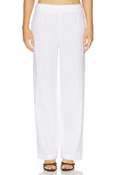 Linen Flat Pant