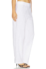 Linen Flat Pant