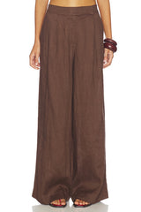 Linen Palazzo Trouser