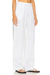 Linen Drawstring Trouser