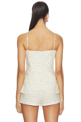 x REVOLVE Linen Strap Top