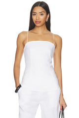 Linen Strap Top