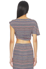 Perla Shiny Knit Top