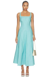 Fernanda Seam Detail Midi Dress