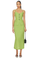 Apple Linen Mix Waistcoat