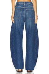 Luna Pieced High Rise Curved Taper Jeans