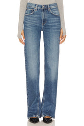Mid Rise Kick Boot Jeans