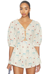 Salem Print Cherish Top