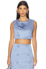 Edie Dutchess Satin Top