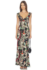 Gemma Ruffle Maxi Dress