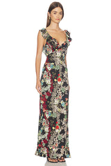 Gemma Ruffle Maxi Dress