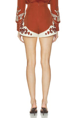 Duke Embroidered Short