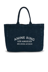 Leo Denim Tote Bag