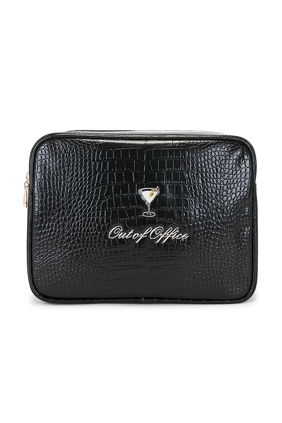 Out Of Office Martini Croc Pouch