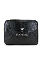 Out Of Office Martini Croc Pouch