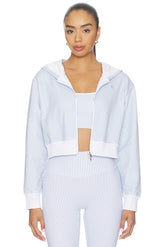 Cropped Zip Hoodie Jacket