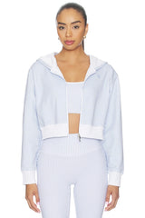 Cropped Zip Hoodie Jacket