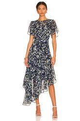 Flutter Sleeve Maxi Dress