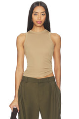 Jersey High Neck Tank