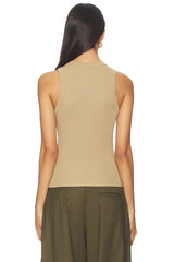 Jersey High Neck Tank