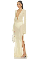 Bryn Crochet Maxi Dress