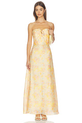 Amina Strapless Maxi Dress