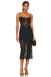 Olina Corset Midi Dress