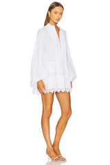 Antonia Lace Trim Mini Dress