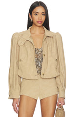 Leon Faux Leather Jacket