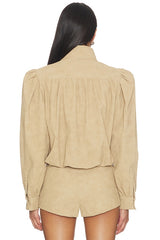 Leon Faux Leather Jacket