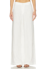 Serafina Linen Mid Rise Pant