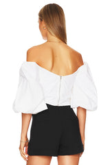 Eva Poplin Top