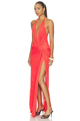 Xanthi V Neck Maxi Dress