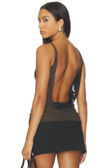 Alyna Backless Top
