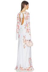 Back Ties Maxi Dress