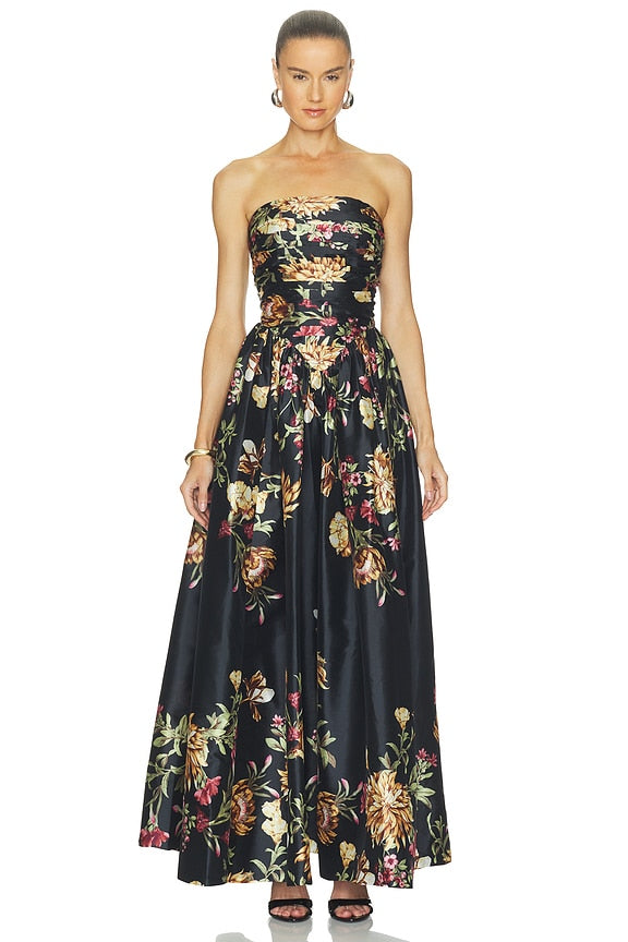 Ruched Long Dress