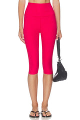 High Waisted Pedal Pusher Legging