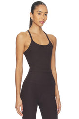 Spacedye Slim Racerback Cropped Tank Top