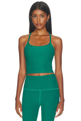 Spacedye Slim Racerback Cropped Tank Top