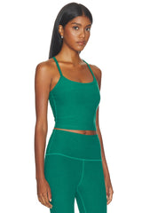 Spacedye Slim Racerback Cropped Tank Top