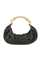 Medium Ebene Calfskin Hobo